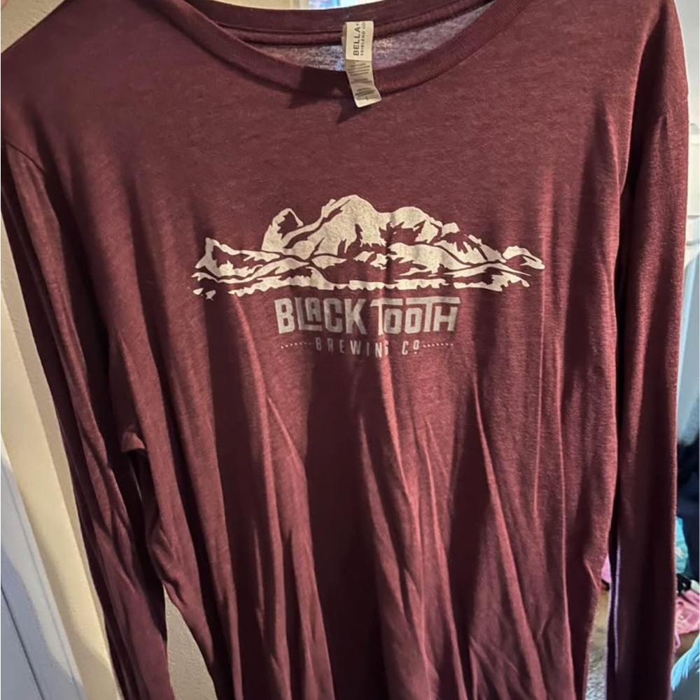 Bella Canvas Maroon Long Sleeve Shirt
